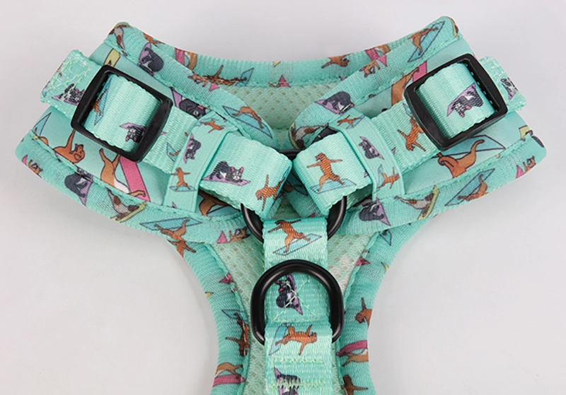 Harnais de course pour chien OKEYPETS personnalisé avec logo, ajustable, respirant et anti-traction 12