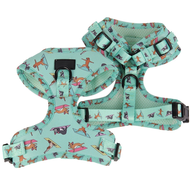 Harnais de course pour chien OKEYPETS personnalisé avec logo, ajustable, respirant et anti-traction 10