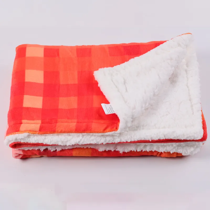 Luxurious Sherpa Fleece Dog Throw Blanket 3