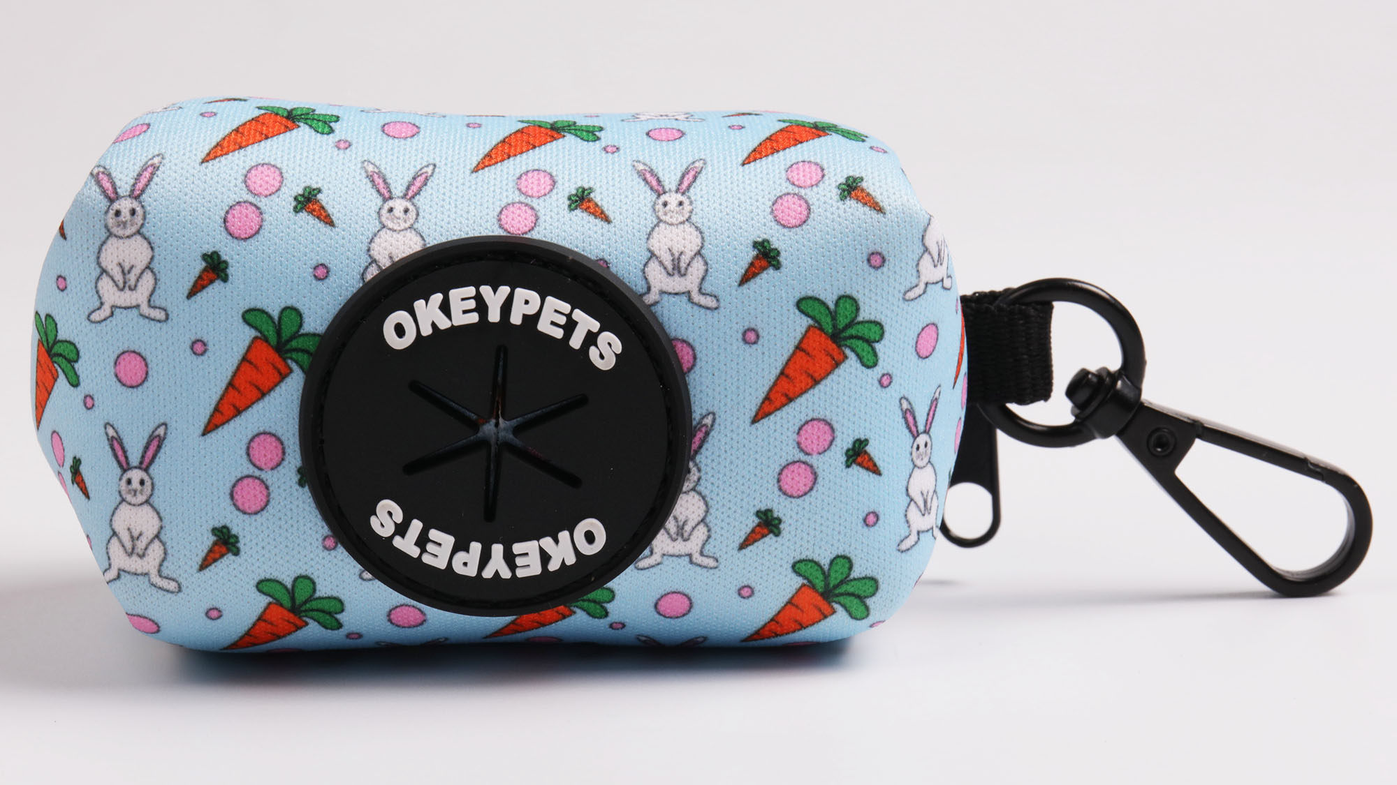 OKEYPETS Pochette porte-sacs à déjections canines personnalisée avec distributeur de sacs poubelle écologiques pour litière et animaux de compagnie 8