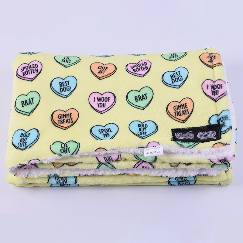 Couverture personnalisée pour animaux de compagnie, imprimée par sublimation sur une seule face, en polaire douce et chaude. 7