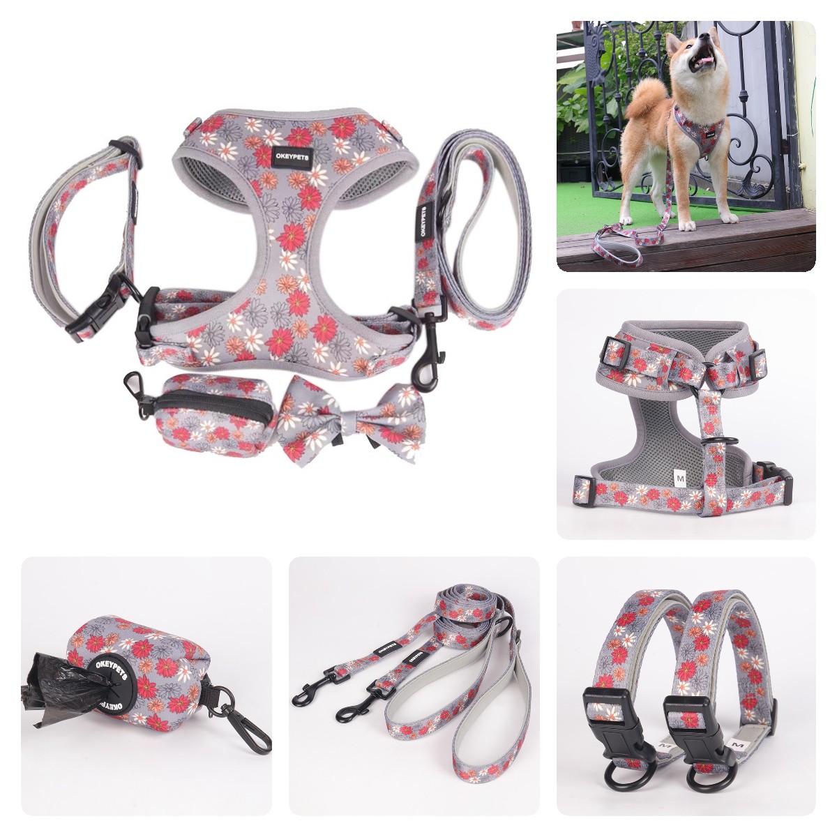 OKEYPETS, fabricant chinois de harnais, laisses et colliers personnalisés pour chiens. 13