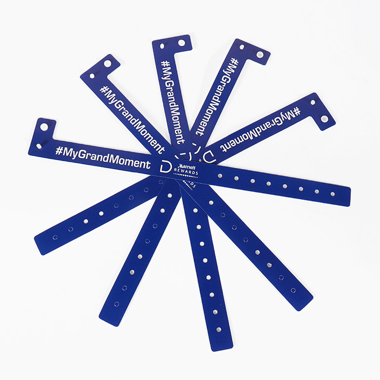 Bracelets en tissu personnalisés à petit prix pour festivals et événements, en polyester tissé RPET 32