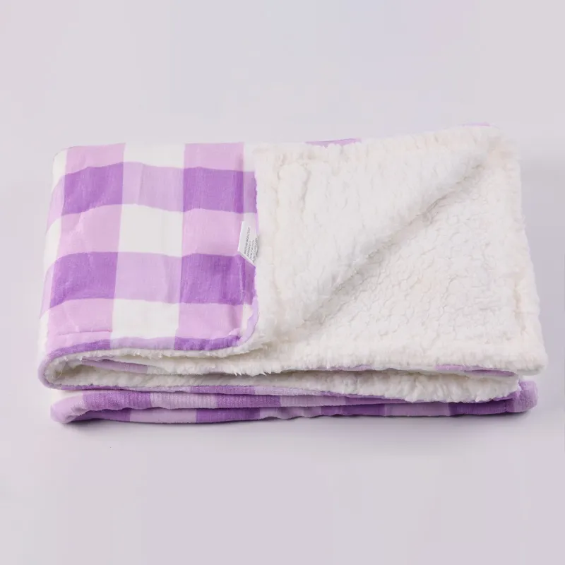 Luxurious Faux Fur Sherpa Pet Blanket - Soft, Fuzzy, Reversible 2