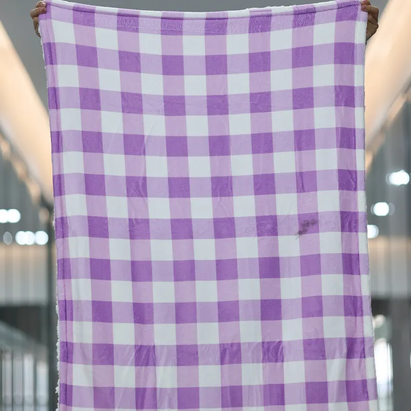 Luxurious Faux Fur Sherpa Pet Blanket - Soft, Fuzzy, Reversible 3