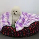 Luxurious Faux Fur Sherpa Pet Blanket - Soft, Fuzzy, Reversible 4