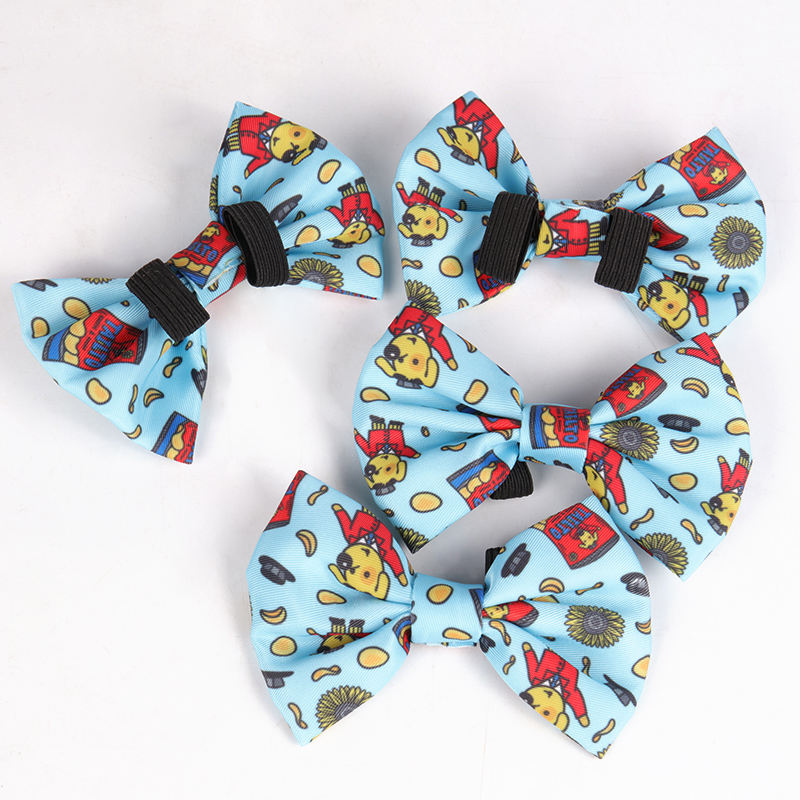 OKEYPETS Nœuds papillon pour animaux de compagnie par sublimation, motifs personnalisés, colorés, résistants et mobiles, pour chats et chiens, nœud papillon de Noël 16