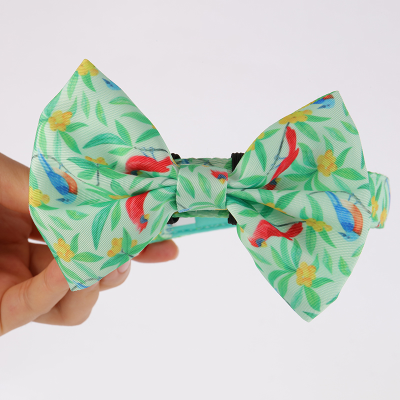 OKEYPETS Nœuds papillon pour animaux de compagnie par sublimation, motifs personnalisés, colorés, résistants et mobiles, pour chats et chiens, nœud papillon de Noël 14