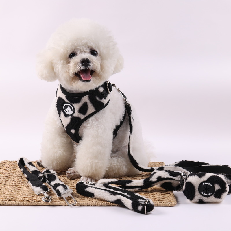Harnais pour chien Sherpa, accessoires pour animaux de compagnie, harnais de haute qualité avec laisse, luxueux rembourrage en polaire d'agneau douce et personnalisée 31