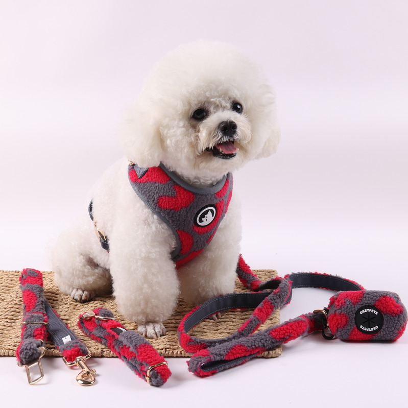 Harnais pour chien Sherpa, accessoires pour animaux de compagnie, harnais de haute qualité avec laisse, luxueux rembourrage en polaire d'agneau douce et personnalisée 29