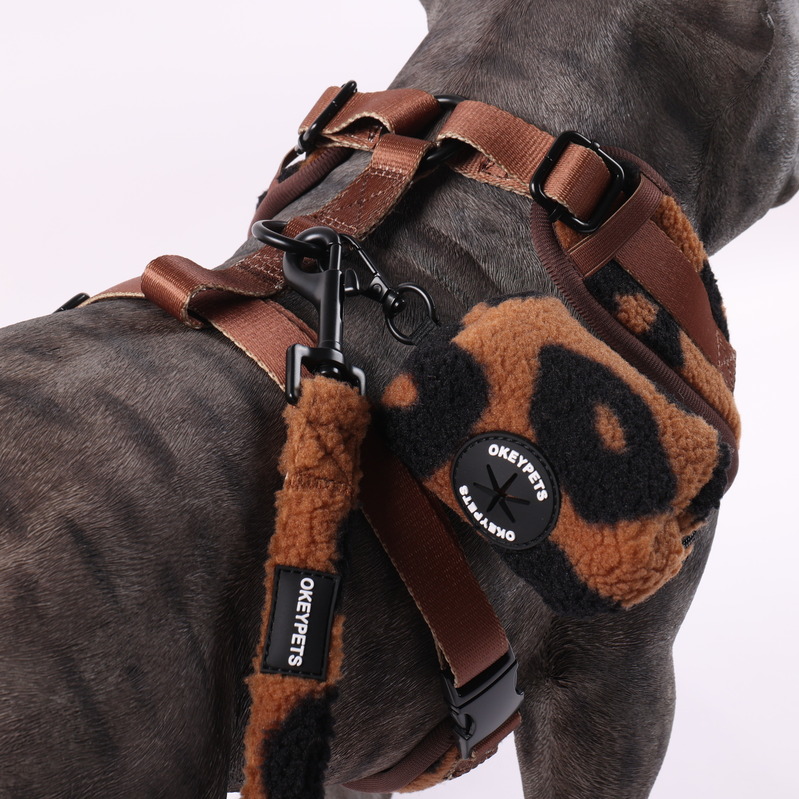 Harnais pour chien Sherpa, accessoires pour animaux de compagnie, harnais de haute qualité avec laisse, luxueux rembourrage en polaire d'agneau douce et personnalisée 27