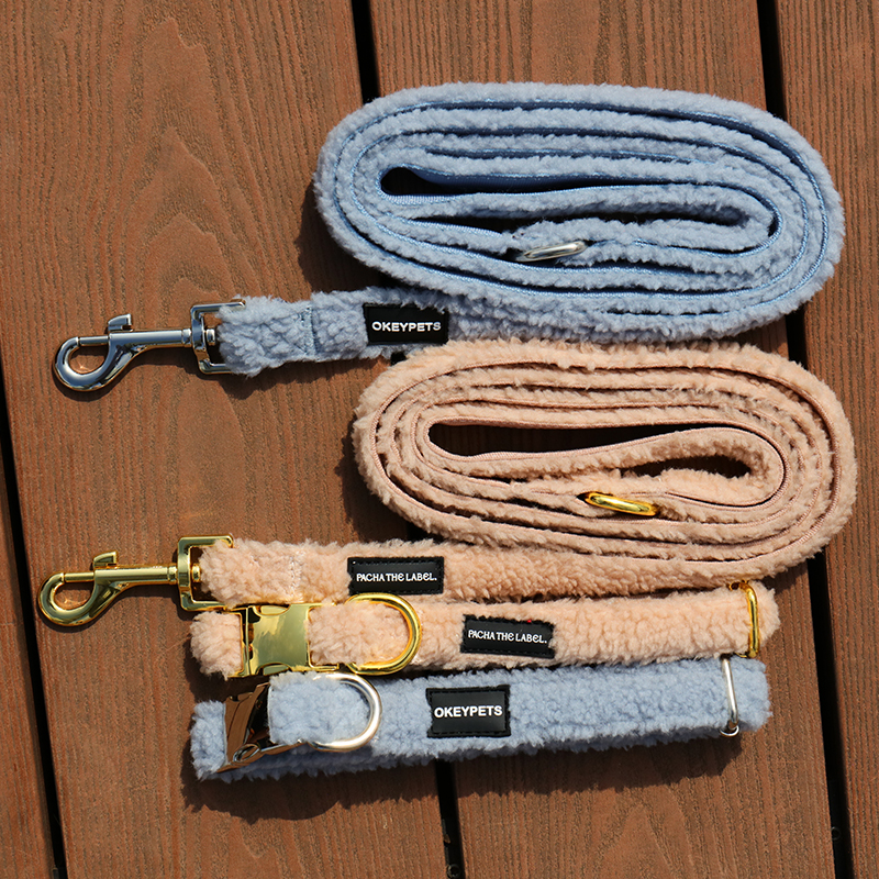 Harnais pour chien OKEYPETS personnalisé en polaire sherpa douce et chaude 16