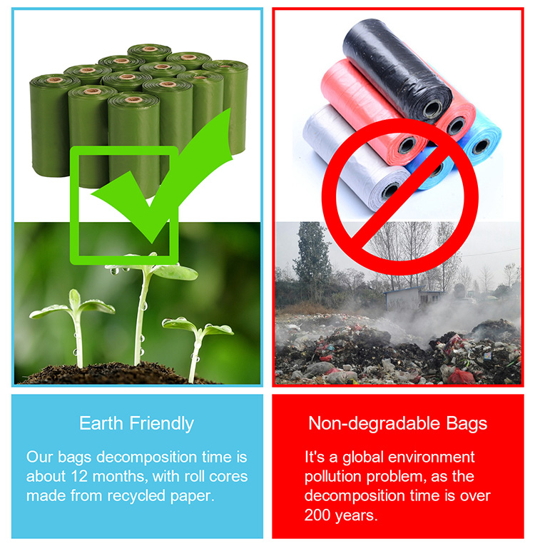 OKEYPETS Sacs à déjections canines écologiques et de haute qualité, biodégradables et personnalisés avec logo, disponibles en gros 17