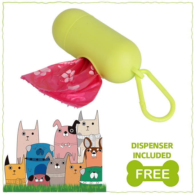 Sacs à déjections canines biodégradables OKEYPETS, fabriqués à partir d'amidon de maïs écologique et compostable. 17