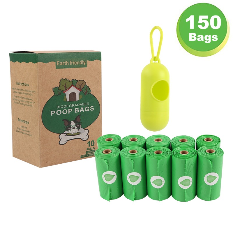 Best OKEYPETS 100% Eco Friendly Compostable Biodegradable Custom Pet Dog Waste Poop Bag with Dispenser 14
