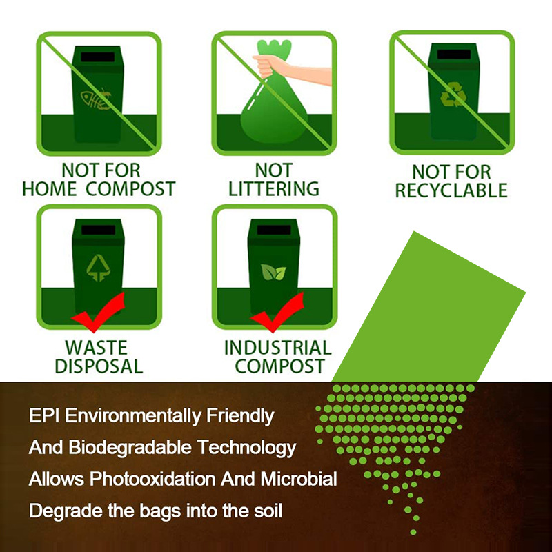 Best OKEYPETS 100% Eco Friendly Compostable Biodegradable Custom Pet Dog Waste Poop Bag with Dispenser 16