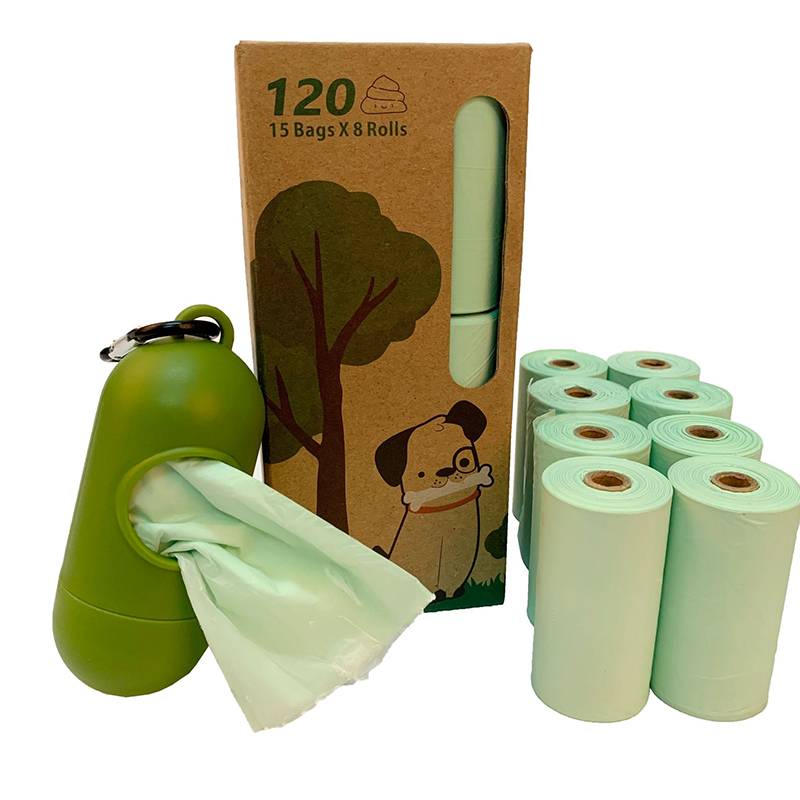 Sacs à déjections canines OKEYPETS personnalisés, biodégradables et recyclables, en amidon de maïs. 12