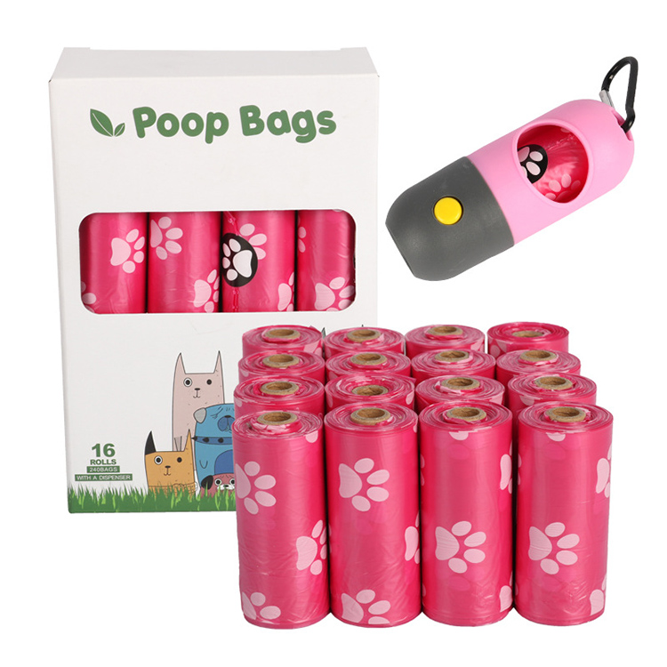 Светодиодный фонарик OKEYPETS в форме таблетки, диспенсер для пакетов для собачьих экскрементов с батарейкой-кнопкой. 19