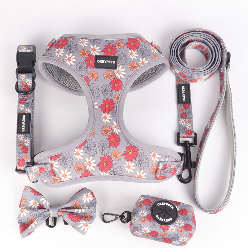 Harnais réversible anti-traction pour chien, gilet pour animaux de compagnie imprimé par sublimation, vente en gros 22