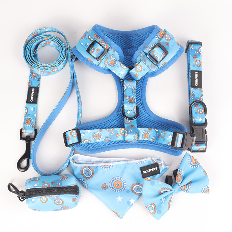 Harnais réversible anti-traction pour chien, gilet pour animaux de compagnie imprimé par sublimation, vente en gros 21