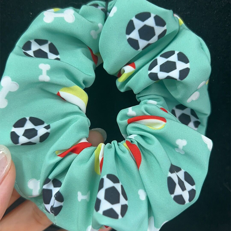 OKEYPETS Vlastné personalizované gumičky do vlasov s potlačou loga, hodvábny saténový doplnok do vlasov, gumičky do vlasov vhodných pre psov 14