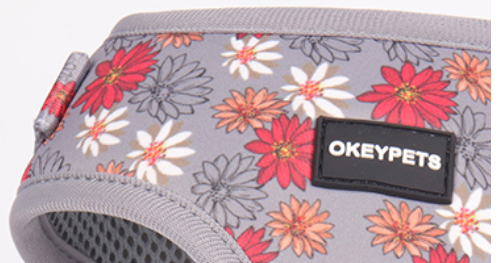 OKEYPETS Nagykereskedelmi Környezetbarát Kutyahám Egyedi Logóval Hűsítő Luxus Húzásmentes, Személyre Szabható Kutyahám Készlet 8