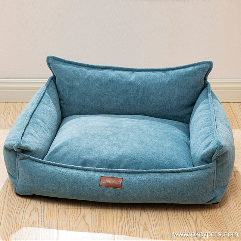 Lit pour chien en gros avec coussin amovible pour chiens de petite et moyenne taille, lit pour animaux lavable 13