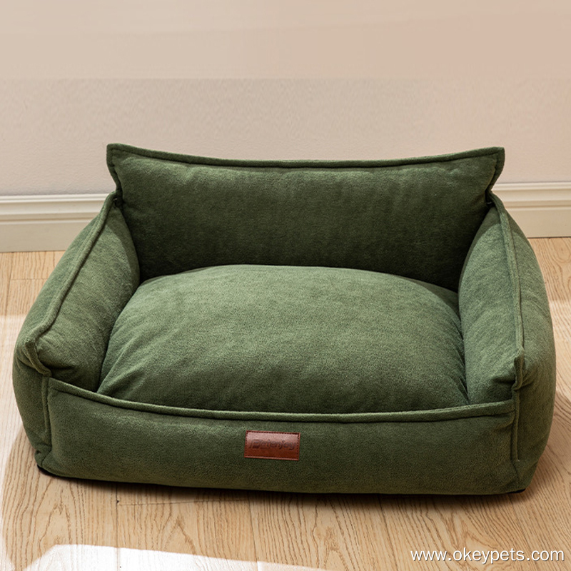 Lit pour chien en gros avec coussin amovible pour chiens de petite et moyenne taille, lit pour animaux lavable 10