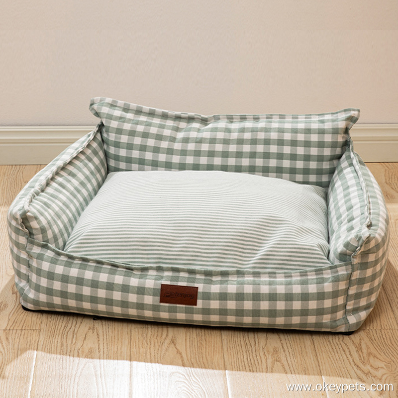 Lit pour chien en gros avec coussin amovible pour chiens de petite et moyenne taille, lit pour animaux lavable 16