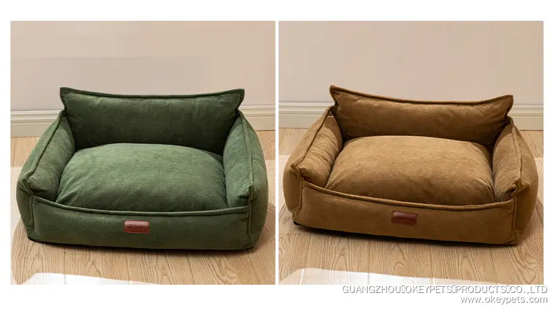 Lits pour animaux de compagnie de haute qualité en gros, avec housse amovible et lavable. 1