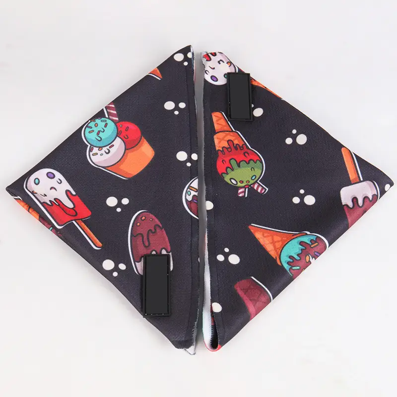 OKEYPETS - OKEYPETS Sublimationsmuster, schlichtes Dreieck-Halstuch für Hunde, Welpen und Katzen, Weihnachtshalstuch, Haustierhalstuch 1