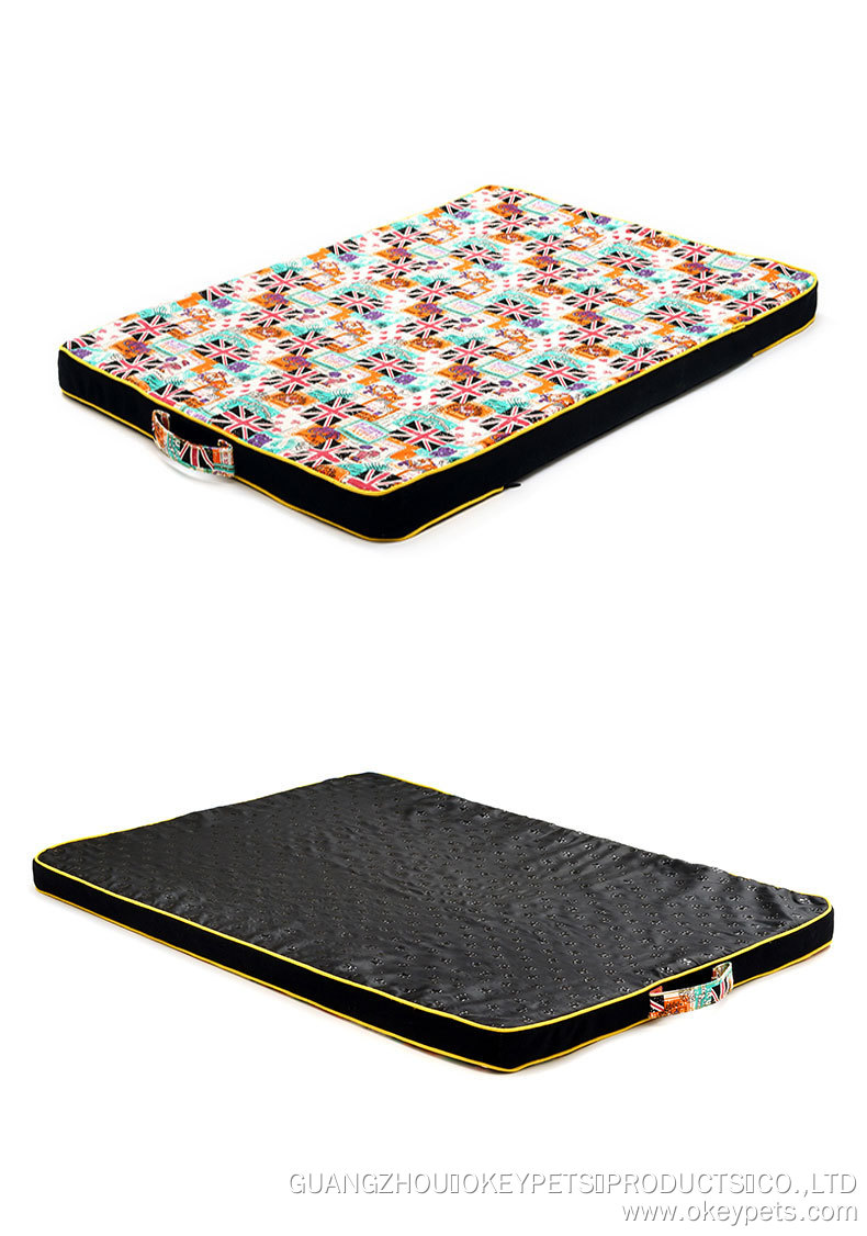 도매 고급 세탁 가능 강아지 침대 매트리스 케이지 매트 쿠션 초극세사 강아지 침대 9