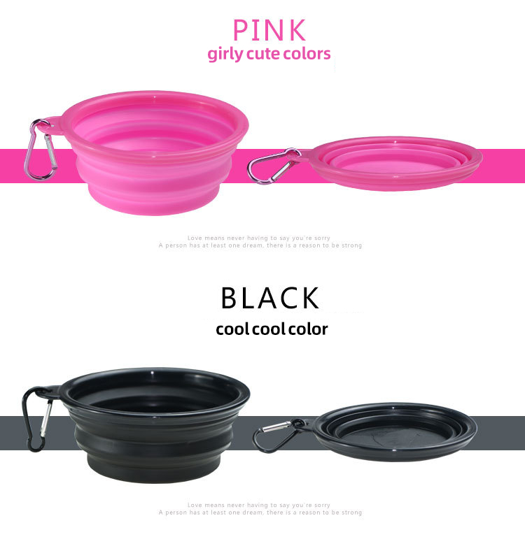 OKEYPETS - OKEYPETS - Tazón portátil para mascotas, de silicona, plegable, colorido, venta al por mayor 17