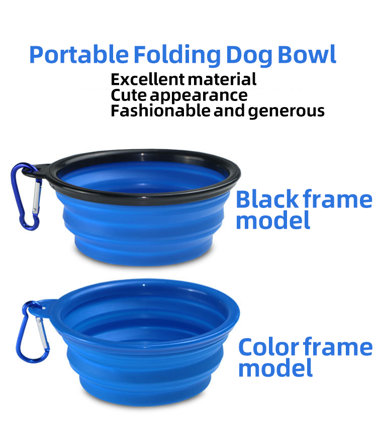 OKEYPETS - OKEYPETS - Tazón portátil para mascotas, de silicona, plegable, colorido, venta al por mayor 6