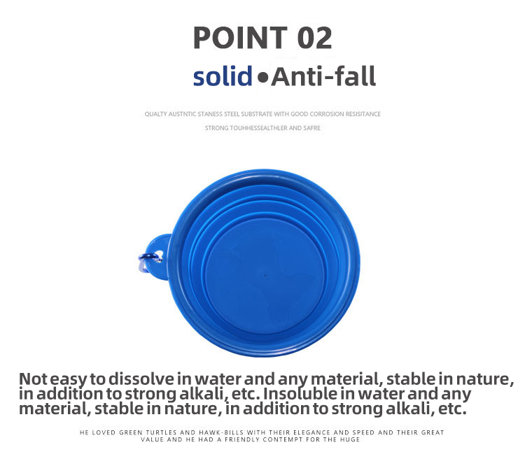 OKEYPETS - OKEYPETS - Tazón portátil para mascotas, de silicona, plegable, colorido, venta al por mayor 12