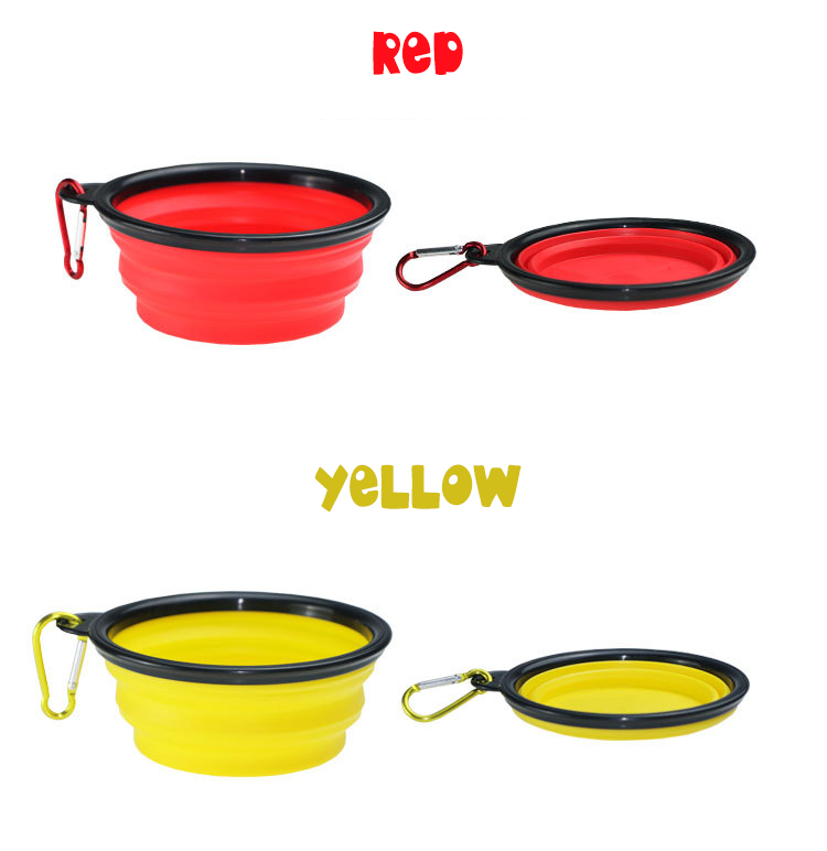 OKEYPETS - OKEYPETS Nagykereskedelmi Személyre Szabott Kutyatál Új Designer Víz Utazó Összecsukható Szilikon 350ml Kutyatál 16