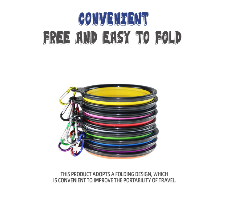 OKEYPETS - OKEYPETS Nagykereskedelmi Személyre Szabott Kutyatál Új Designer Víz Utazó Összecsukható Szilikon 350ml Kutyatál 11