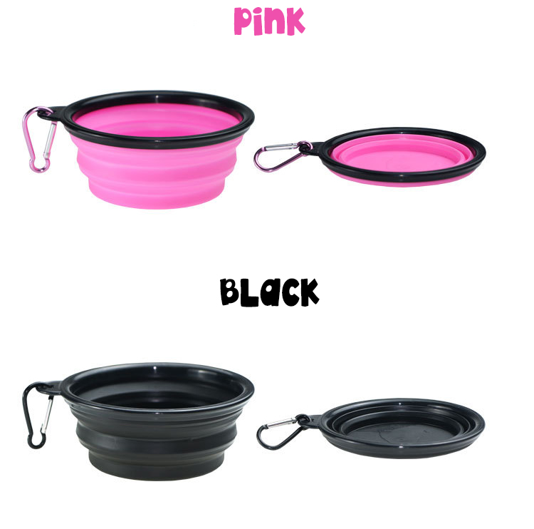 OKEYPETS - OKEYPETS Nagykereskedelmi Személyre Szabott Kutyatál Új Designer Víz Utazó Összecsukható Szilikon 350ml Kutyatál 15