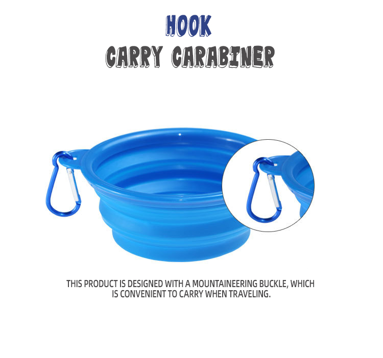 OKEYPETS - OKEYPETS Nagykereskedelmi Személyre Szabott Kutyatál Új Designer Víz Utazó Összecsukható Szilikon 350ml Kutyatál 12