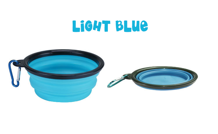 OKEYPETS - OKEYPETS Nagykereskedelmi Személyre Szabott Kutyatál Új Designer Víz Utazó Összecsukható Szilikon 350ml Kutyatál 19