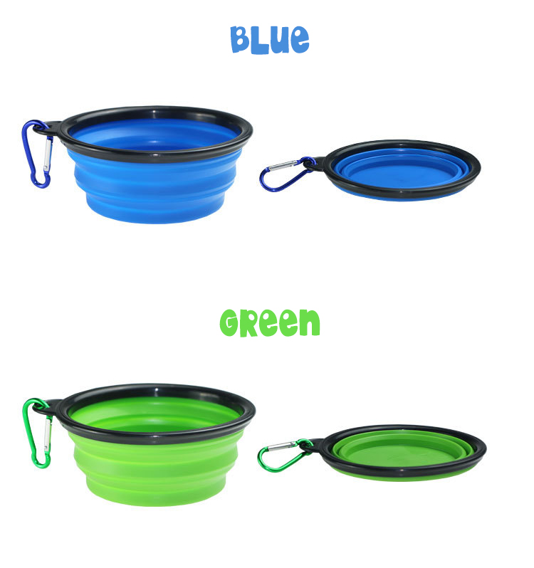 OKEYPETS - OKEYPETS Nagykereskedelmi Személyre Szabott Kutyatál Új Designer Víz Utazó Összecsukható Szilikon 350ml Kutyatál 17