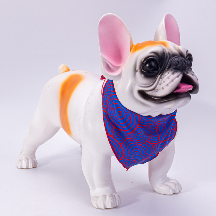 OKEYPETS - OKEYPETS OEM Trianguli Luxuriosi Impressi Plani Designum Personalizatum Aestivum Refrigerans Fasciae Canum Animalium Domesticorum 8