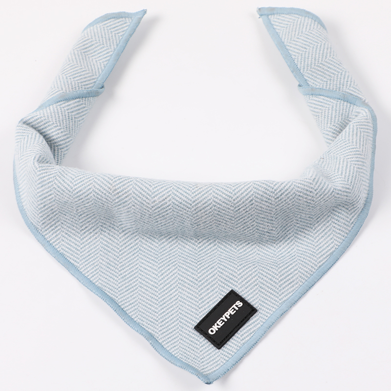 OKEYPETS Bandanas lavables en forme de triangle avec logo imprimé par sublimation, personnalisables, pour chats et chiens 16