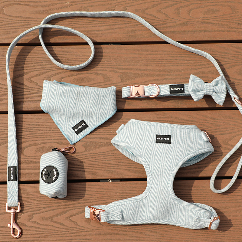 OKEYPETS Bandanas lavables en forme de triangle avec logo imprimé par sublimation, personnalisables, pour chats et chiens 21