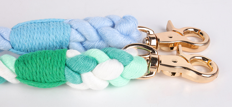 Guinzaglio per animali domestici multicolore, resistente, in cotone intrecciato, resistente e durevole, per cani, disponibile in magazzino. 12