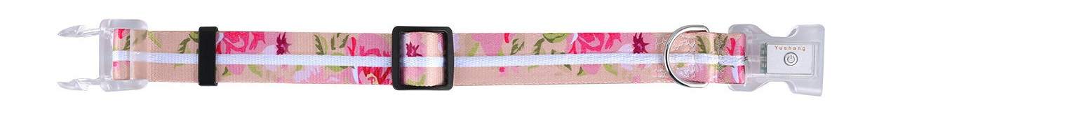 Collier lumineux LED OKEYPETS pour chiens de taille moyenne et grande, compatible USB 6