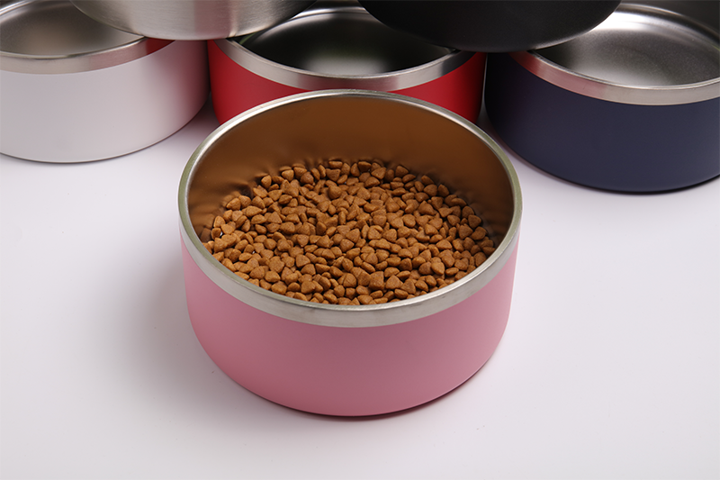 OKEYPETS - Tartós, dizájnos, tartós étel- és víztál és etető, 24oz, 32oz, 64oz, lekerekített kisállattálak, kutyatál 13