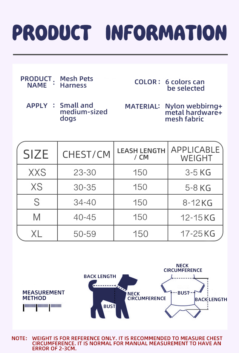 Laisses en nylon pour animaux de compagnie en gros, harnais anti-traction en maille réfléchissante, harnais pour chien en maille réfléchissante, livraison en gros. 13