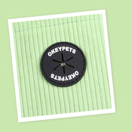 OKEYPETS Custom Designer Printing Strap Travel Pet Treat Pouch Corduroy Crossbody Walking Bag Dog Training Treat Bag 9