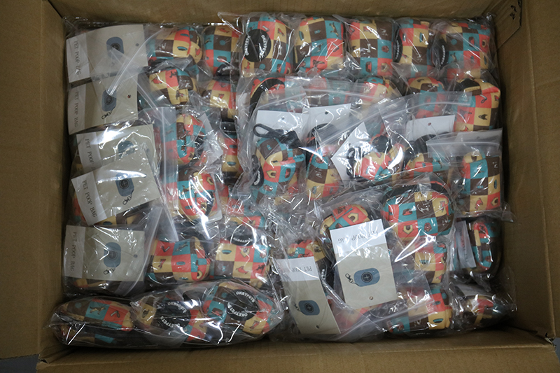 Porte-sacs à déjections canines OKEYPETS en néoprène pour promenades en extérieur 17